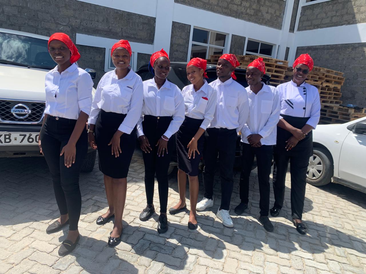 Queen's Catering team members