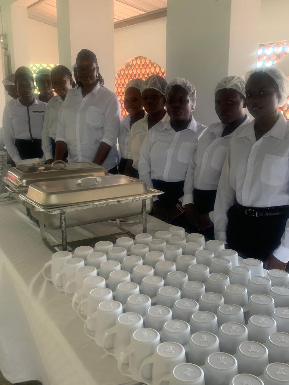 Queen's Catering staff at work